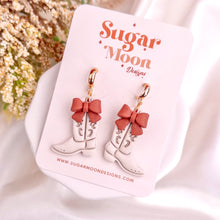 Load image into Gallery viewer, Bow Cowboy Boot Dangles