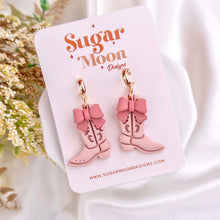 Load image into Gallery viewer, Bow Cowboy Boot Dangles