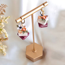 Load image into Gallery viewer, Autumn Book Stack Earrings