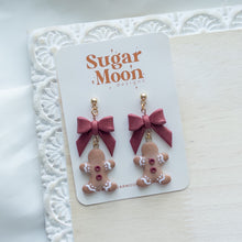 Load image into Gallery viewer, Bows and Gingerbread Man