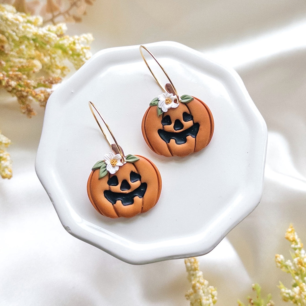 Floral Jack-O-Lanterns