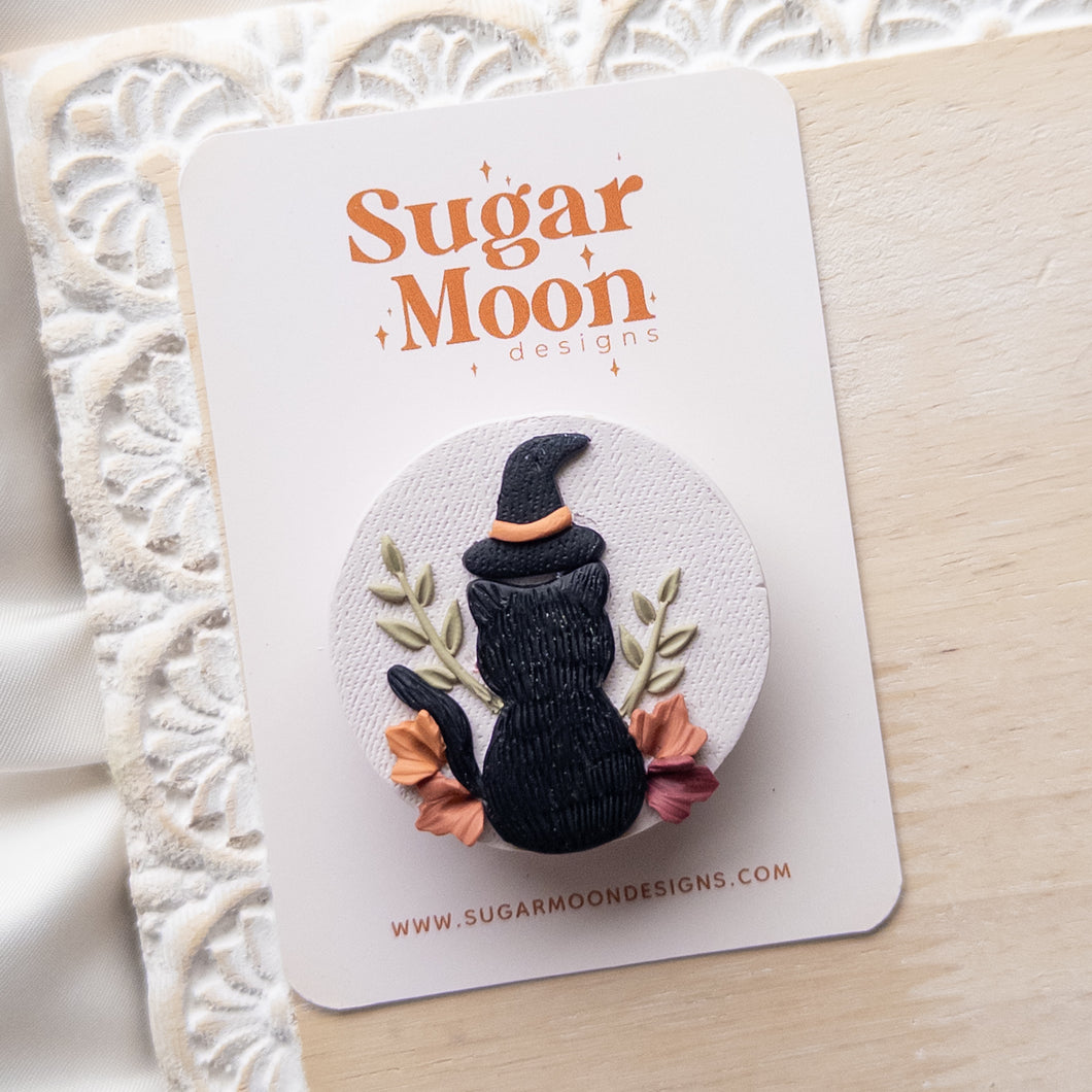 Witch Cat Pop Socket