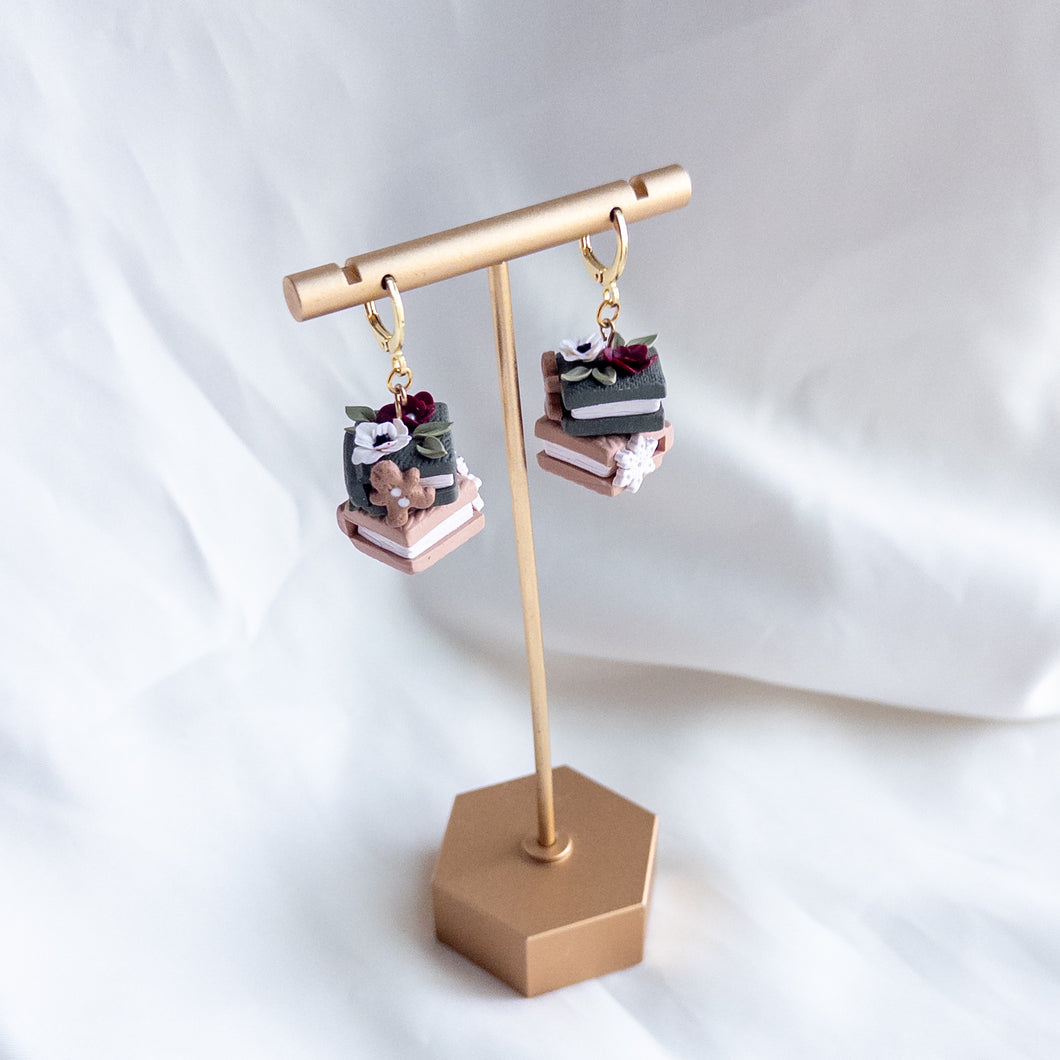 Cozy Christmas Bookstack