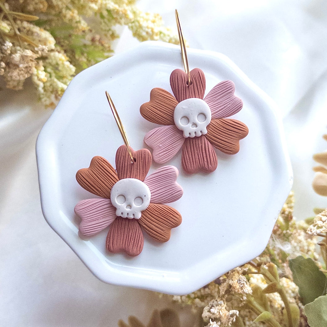 Boho Skull Flower