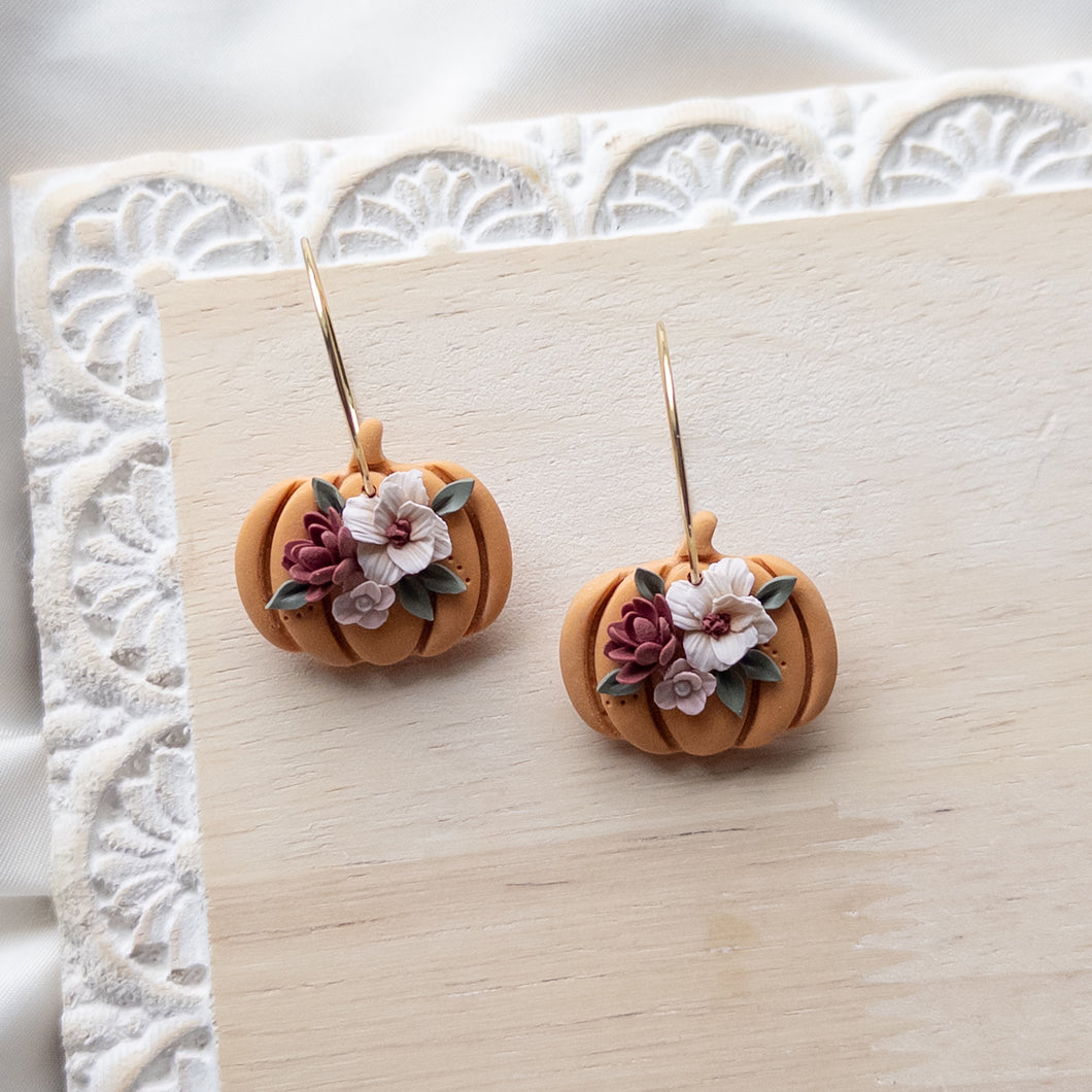 Autumn Floral Pumpkins