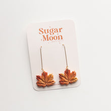 Load image into Gallery viewer, Maple leaf Dangles
