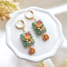 Load image into Gallery viewer, Autumn Book Earrings
