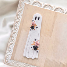 Load image into Gallery viewer, Floral Ghost Bookmark
