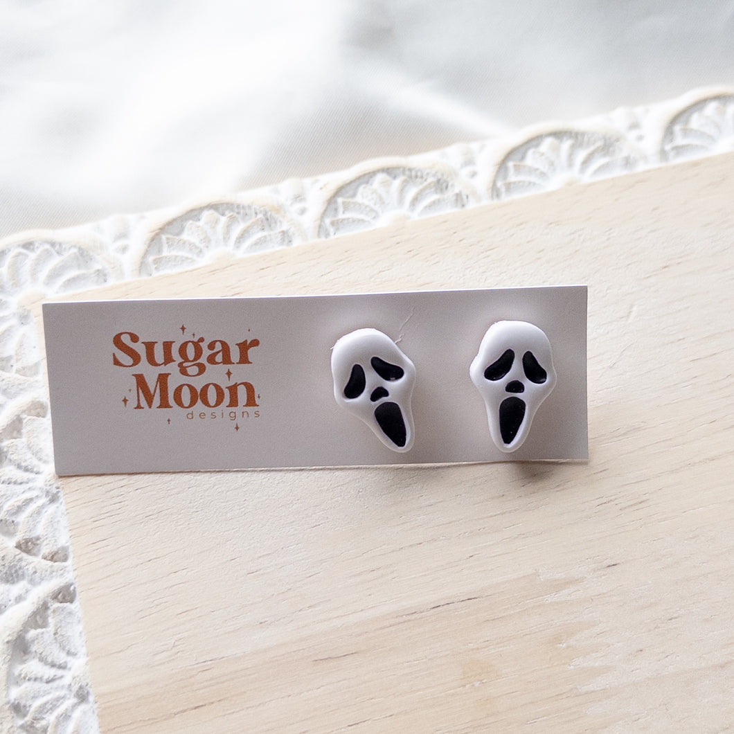Ghost Face Studs