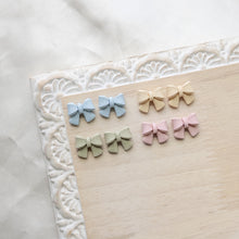 Load image into Gallery viewer, Spring Bow Studs
