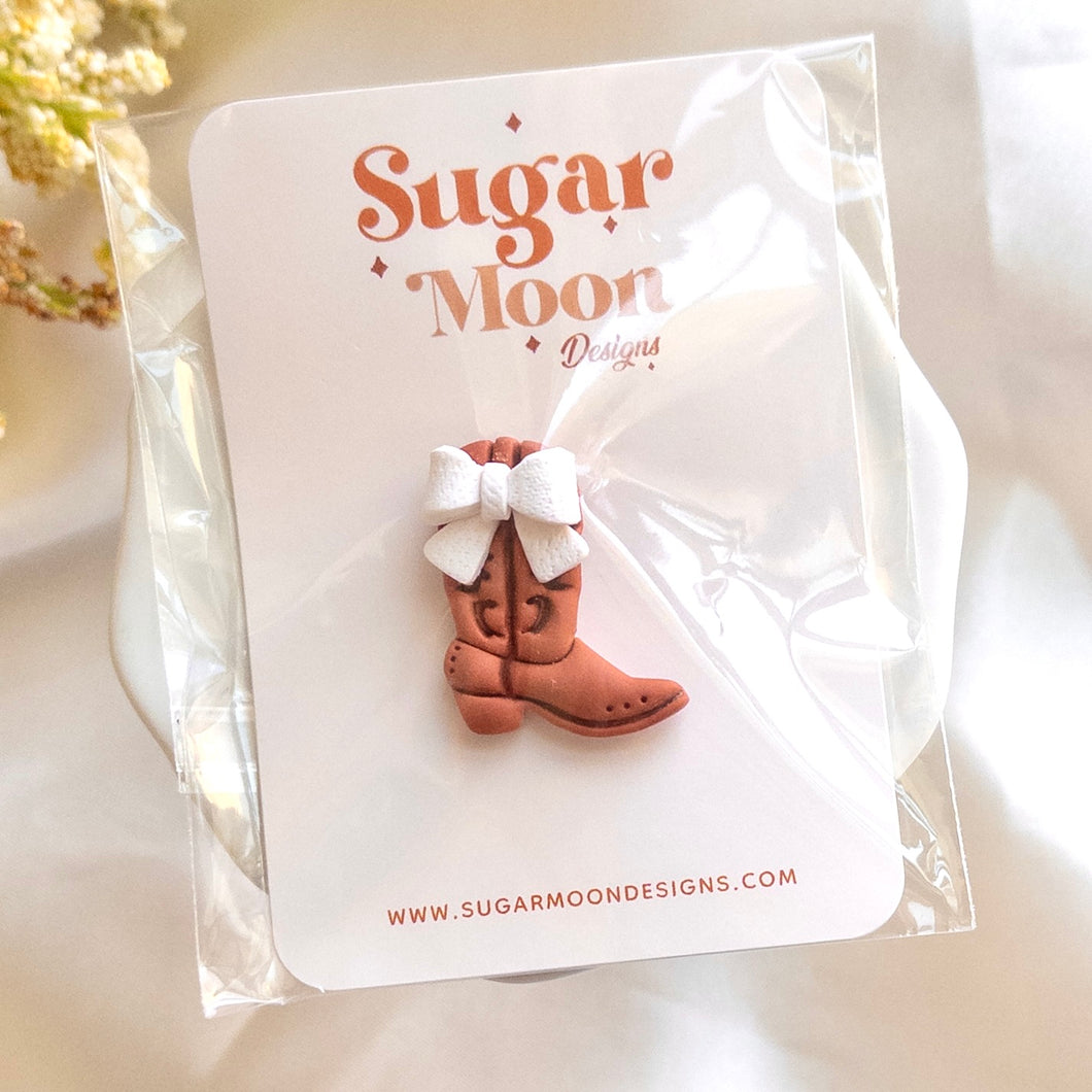 Bow Cowboy Boot Magnet
