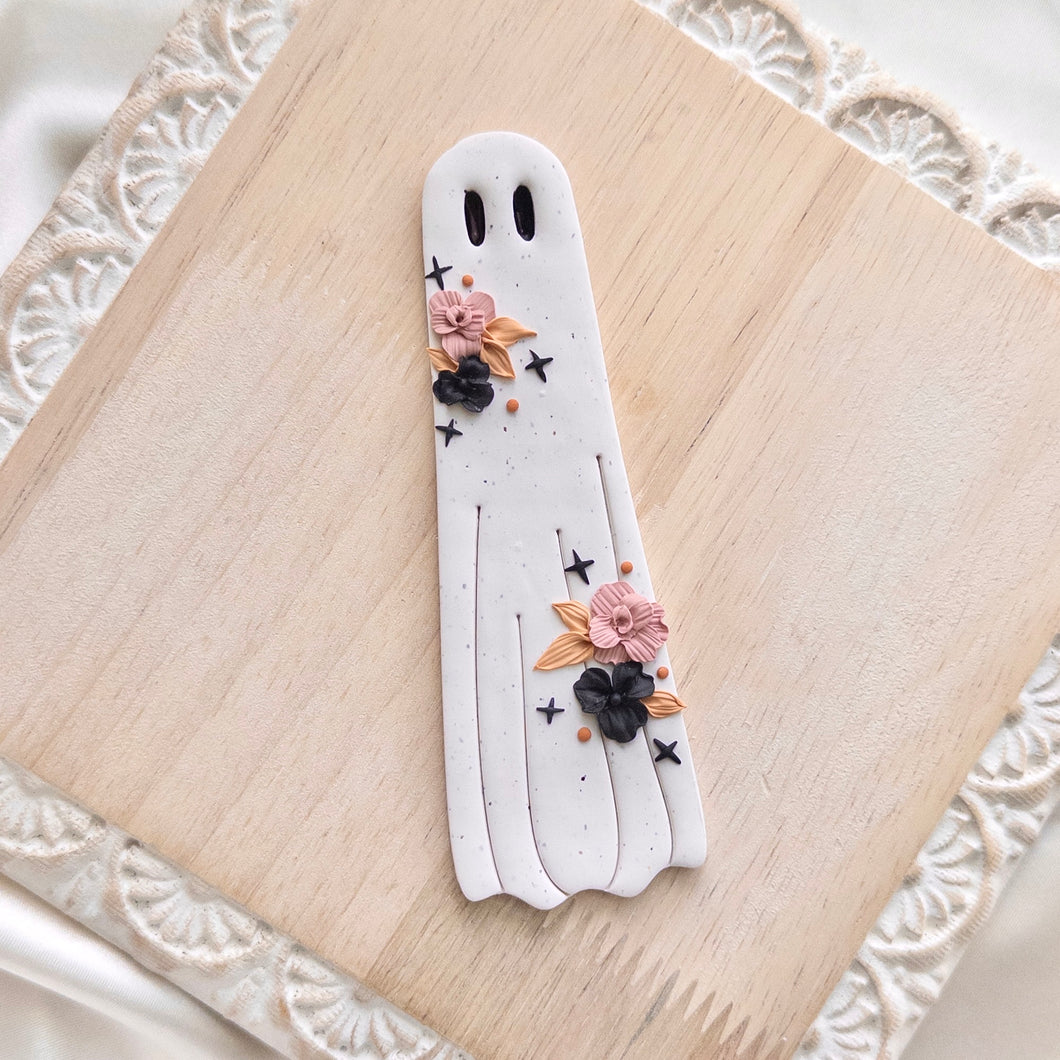 Floral Ghost Bookmark