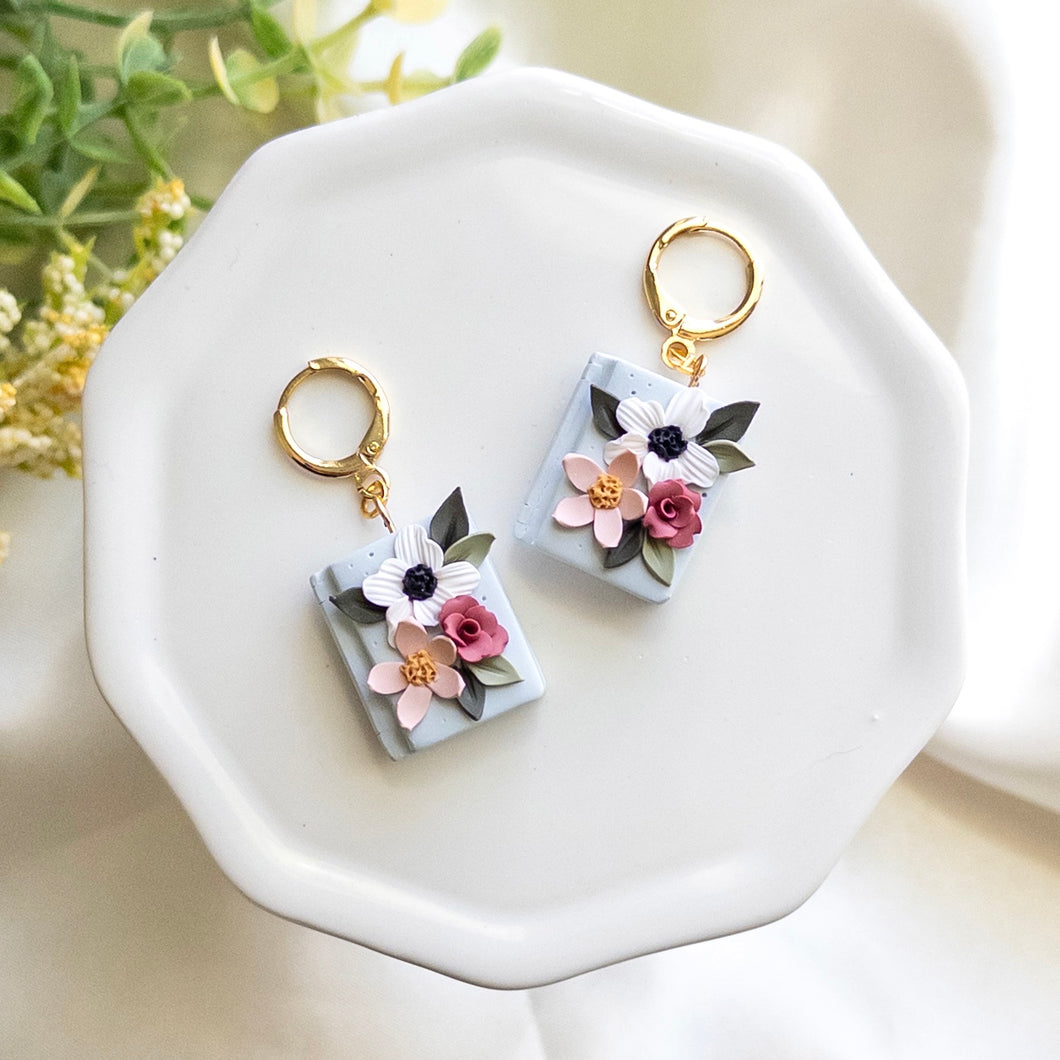 Single Blue Floral Books
