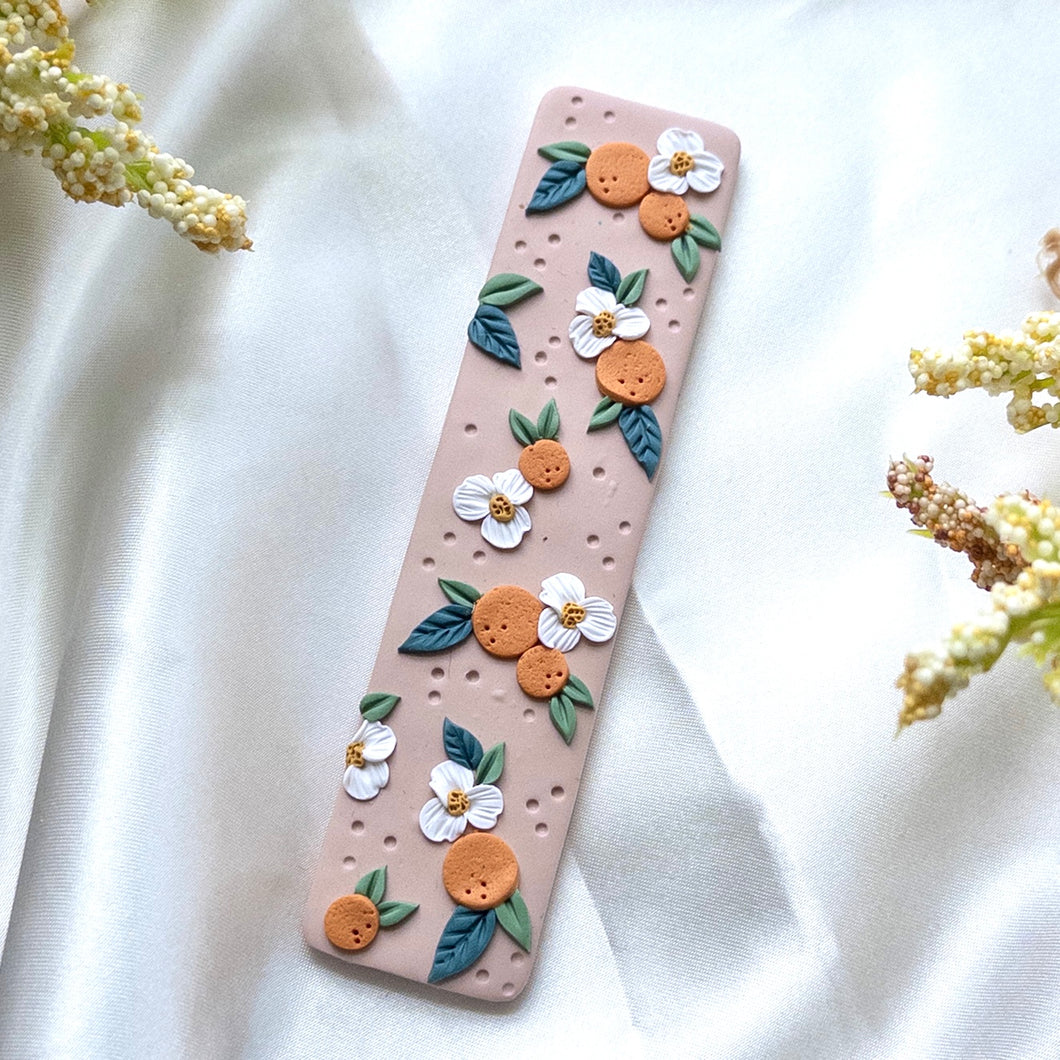 Orange Patch Bookmark